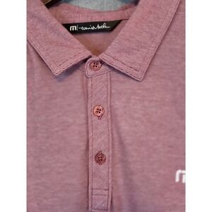 Travis Mathew‎ Polo Shirt Mens 2XL Striped Pima Cotton Blend Short Sleeve Golf